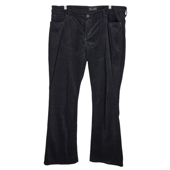 KUT FROM THE KLOTH Women's Black Karen Corduroy Baby Bootcut, Size 18 - Picture 1 of 14
